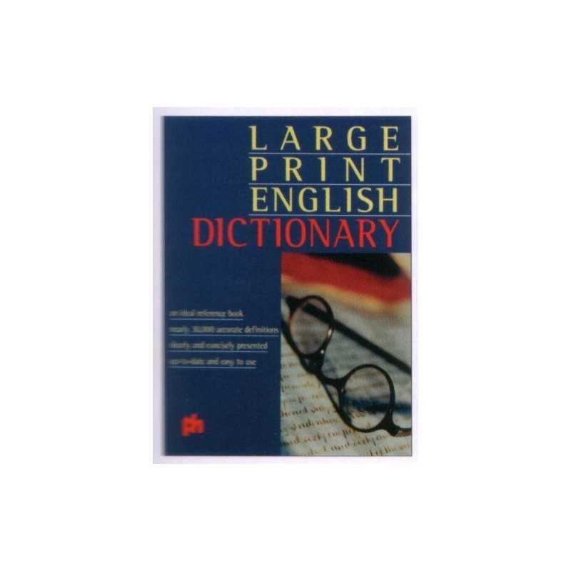 Large Print English Dictionary by Unnamed, Unnamed Book