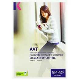 ELEMENTS OF COSTING – EXAM KIT, KAPLAN PUBLISHING