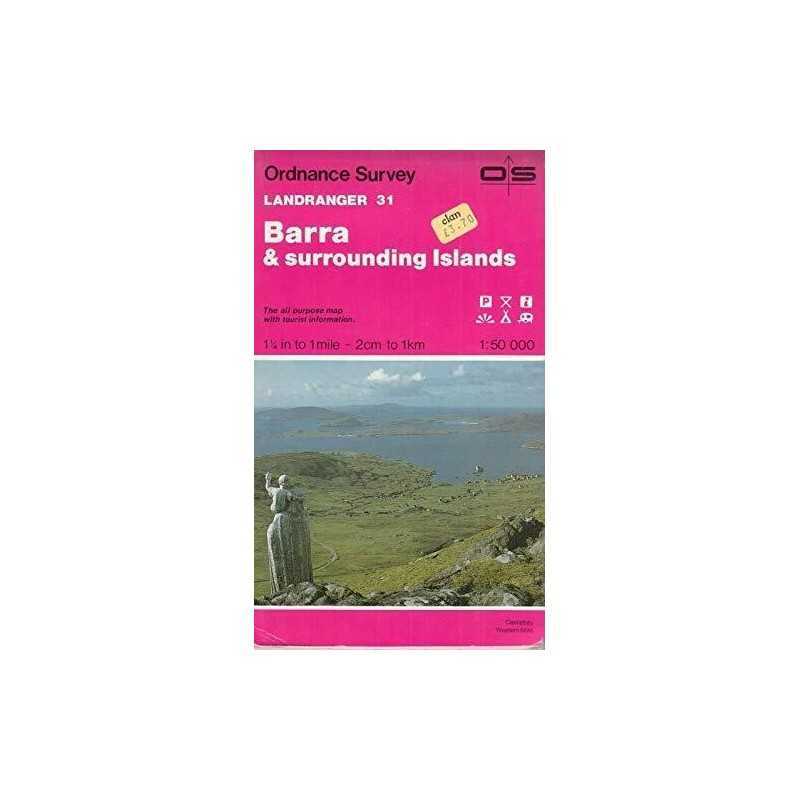 Landranger Map 0031: Barra & South Uist,... by Ordnance Survey Sheet map, folded
