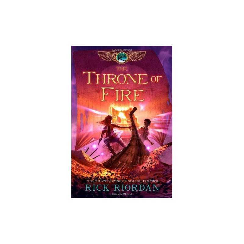 The Kane Chronicles, Book Two the Throne of Fire by Rick Riordan Book