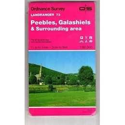 Landranger Maps: Peebles, Galashiels and... by Ordnance Survey Sheet map, folded