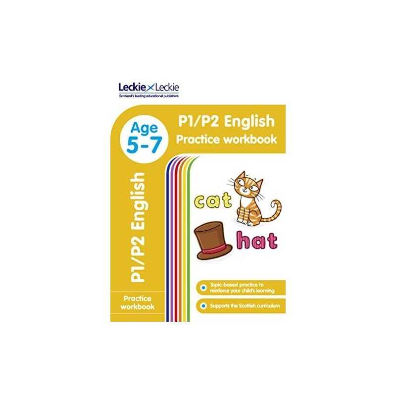 P1/P2 English Practice Workbook: Extra Practice for CfE Primary Sch... by Leckie