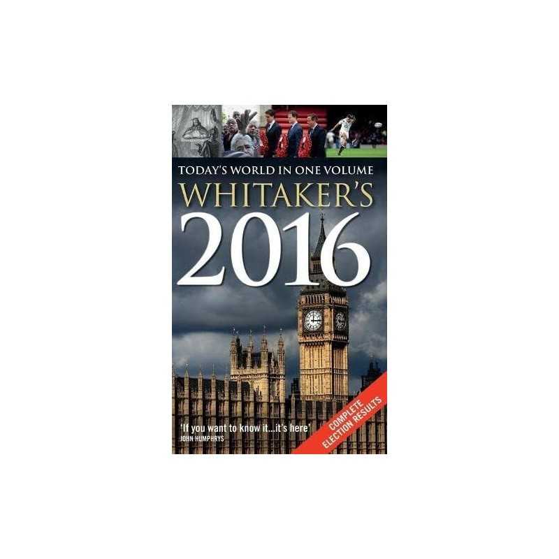 Whitakers 2016 by Bloomsbury Book