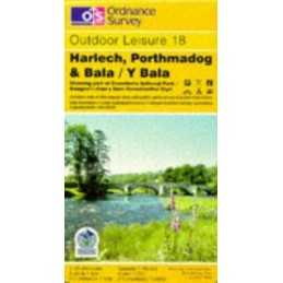 Harlech, Porthmadog and Bala/Y Bala (Out... by Ordnance Survey Sheet map, folded