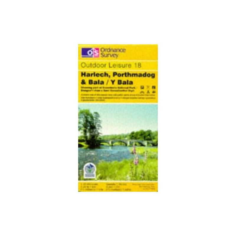 Harlech, Porthmadog and Bala/Y Bala (Out... by Ordnance Survey Sheet map, folded