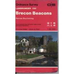 Landranger Maps: Brecon Beacons Sheet 16... by Ordnance Survey Sheet map, folded