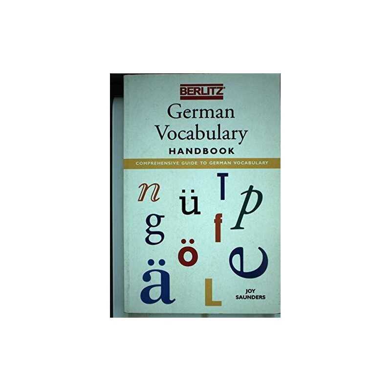German Vocabulary Handbook (Berlitz Language Hand... by Berlitz Guides Paperback