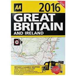 Great Britain and Ireland Road Atlas 2016 Book