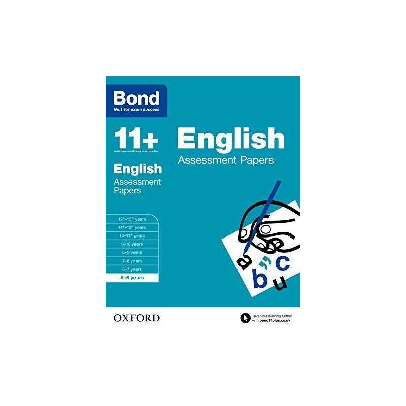 Bond 11+: English Assessment Papers: 5-6 years by Bond 11+ Book  Fast