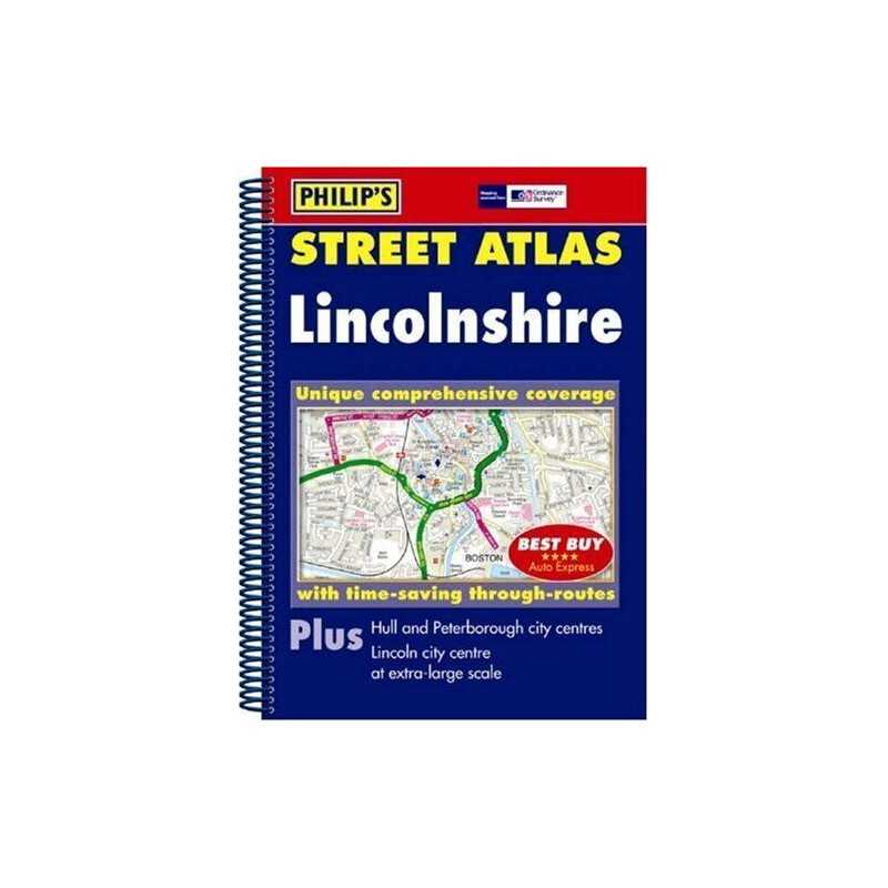 Philips Street Atlas Lincolnshire: Pocket by Philips Maps Paperback Book The