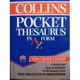 Collins Pocket Thesaurus In A-Z Form Hardback Book