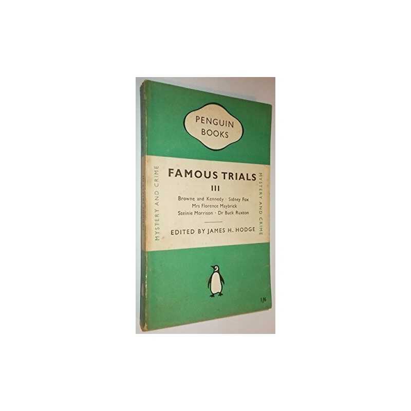 Famous Trials: v. 3 III by Hodge, James H. Paperback Book