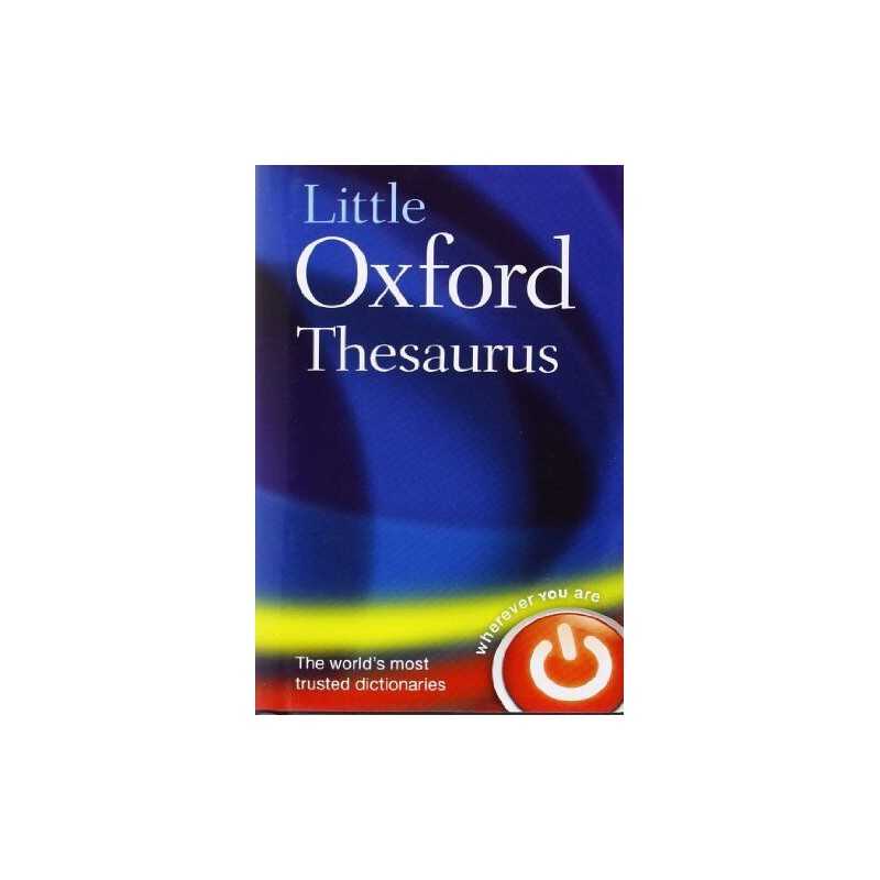Little Oxford Thesaurus by Oxford Languages Hardback Book