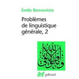 Problemes de linguistique generale ..., Benveniste, Emi