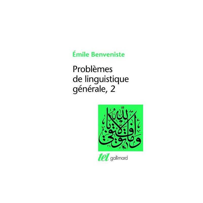 Problemes de linguistique generale ..., Benveniste, Emi