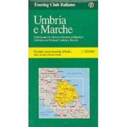 Umbria and Marche (Florence, Perugia, Ancona) (Regiona... Sheet map, folded Book