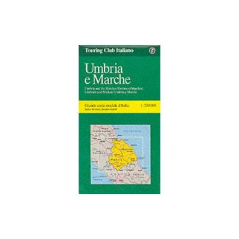 Umbria and Marche (Florence, Perugia, Ancona) (Regiona... Sheet map, folded Book
