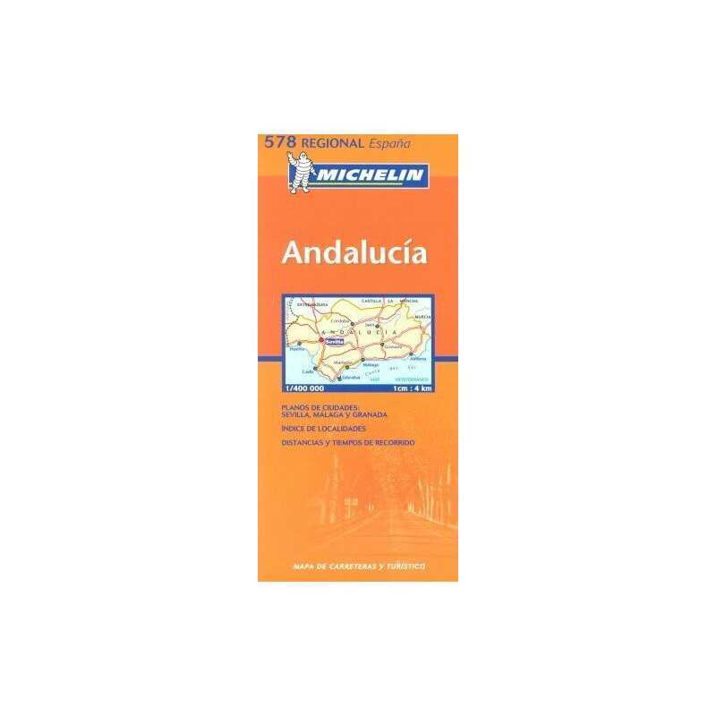 Andalucia (Michelin Regional Maps) Sheet map, folded Book