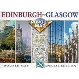 Edinburgh/Glasgow (Europe Popout Maps) by Compass Maps Sheet map Book