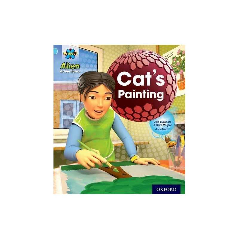 Project X: Alien Adventures: Blue: Cats Painting by Vogler, Sara Book