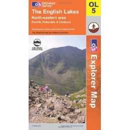 The English Lakes: North Eastern Area (O... by Ordnance Survey Sheet map, folded