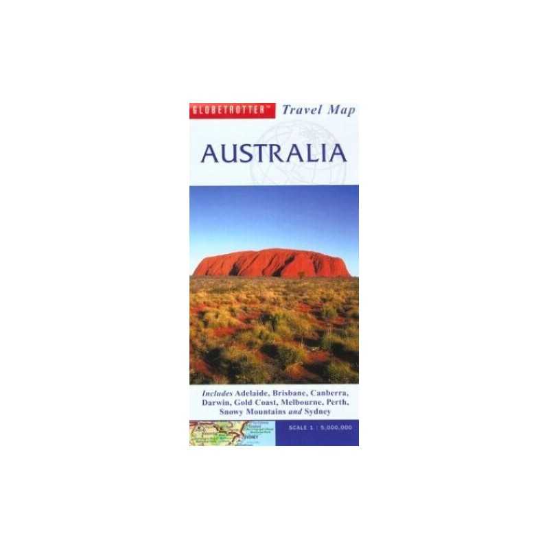 Australia (Globetrotter Travel Map) by Globetrotter Hardback Book  Fast