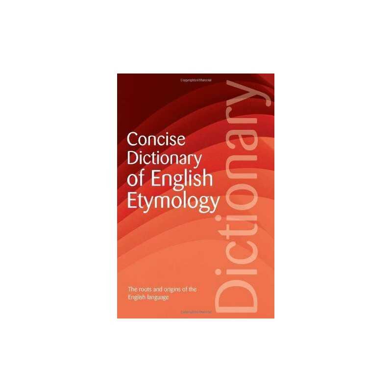 The Concise Dictionary of English Etymology (Wor... by Walter W. Skeat Paperback