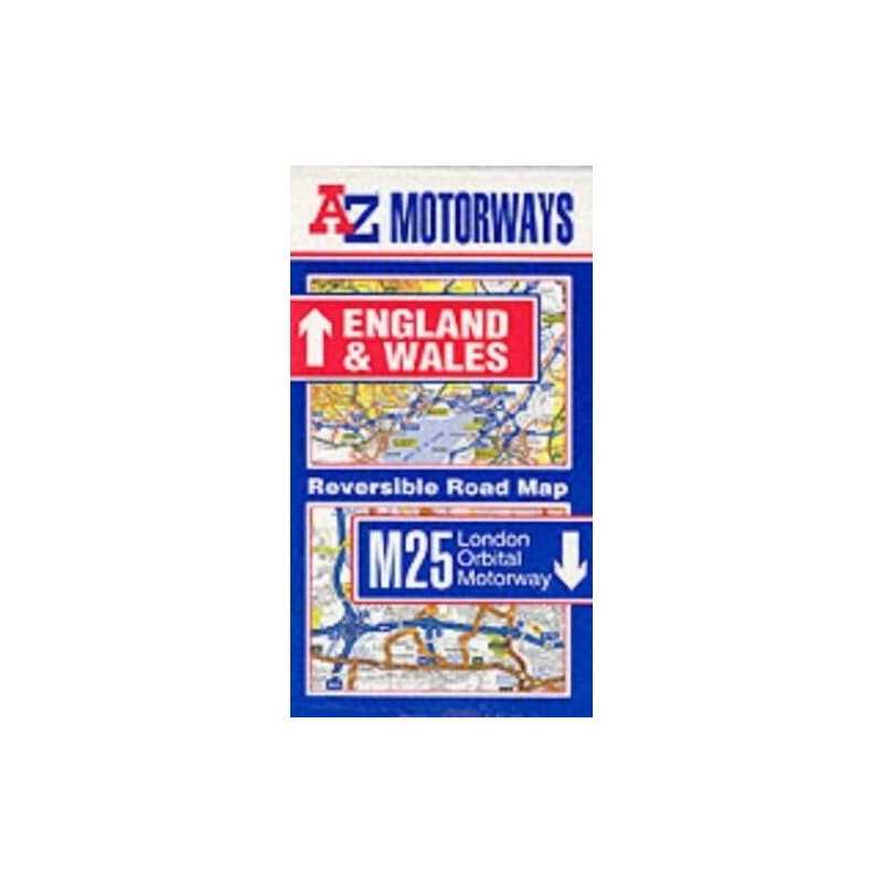 A-Z Motorways and M25 Reversible Ro... by Geographers A-Z Map Sheet map, folded