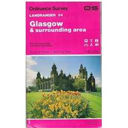 Landranger Map 64 Glasgow and Surroundin... by Ordnance Survey Sheet map, folded