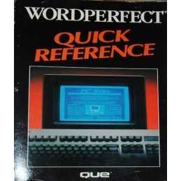 WordPerfect Quick Reference (Que Qu..., Que Corporation