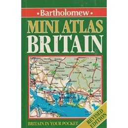 Mini Atlas Britain by Bartholomew Paperback Book