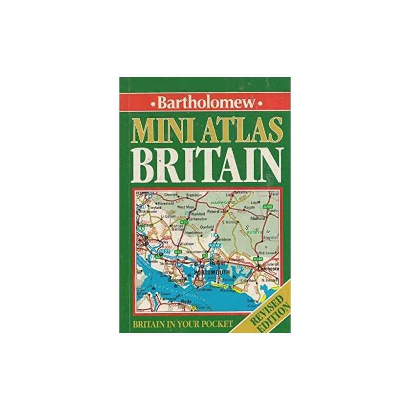 Mini Atlas Britain by Bartholomew Paperback Book