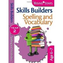 Rising Stars Skills Builders Spelling & Vocabulary Year 2 by Brenda Stones Book
