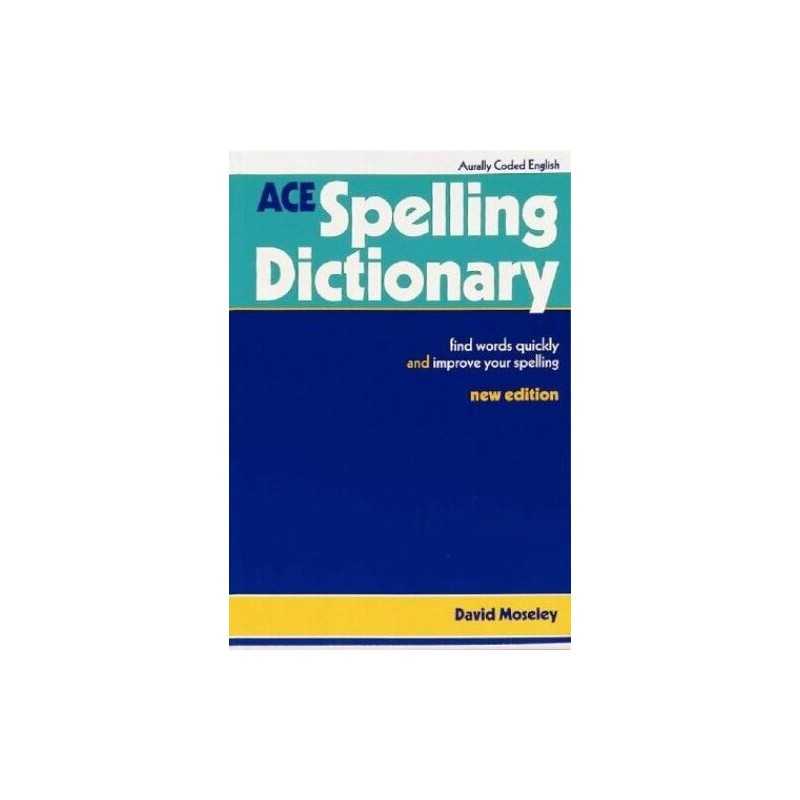 ACE Spelling Dictionary by David Moseley Paperback Book