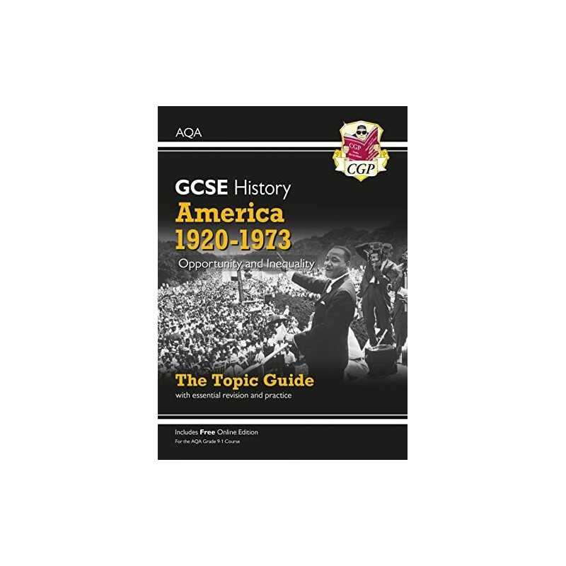 New Grade 9-1 GCSE History AQA Topic Guide - America, 1920-1973:... by CGP Books
