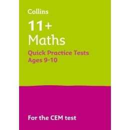 11+ Maths Quick Practice Tests Age 9-10 for the CEM Assessment t... by Letts 11+