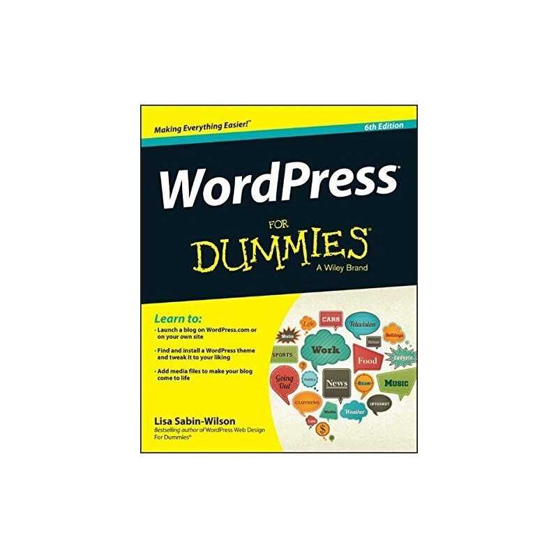 WordPress For Dummies (For Dummies (Computers)) by Sabin?Wilson, Lisa Book The