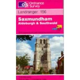 Saxmundham, Aldeburgh and Southwold (Lan... by Ordnance Survey Sheet map, folded