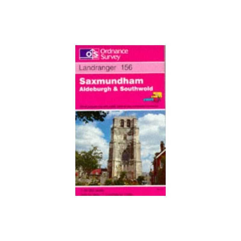 Saxmundham, Aldeburgh and Southwold (Lan... by Ordnance Survey Sheet map, folded