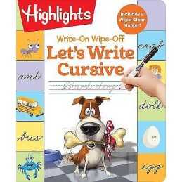 Write-On Wipe-Off: Lets Write Cursive - 9781644721834