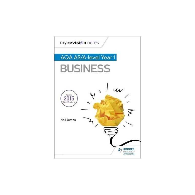 My Revision Notes: AQA AS Business Second Edition by Surridge, Malcolm Book The