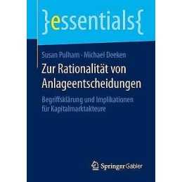 Zur Rationalitat von Anlageentscheidungen - 9783658108052