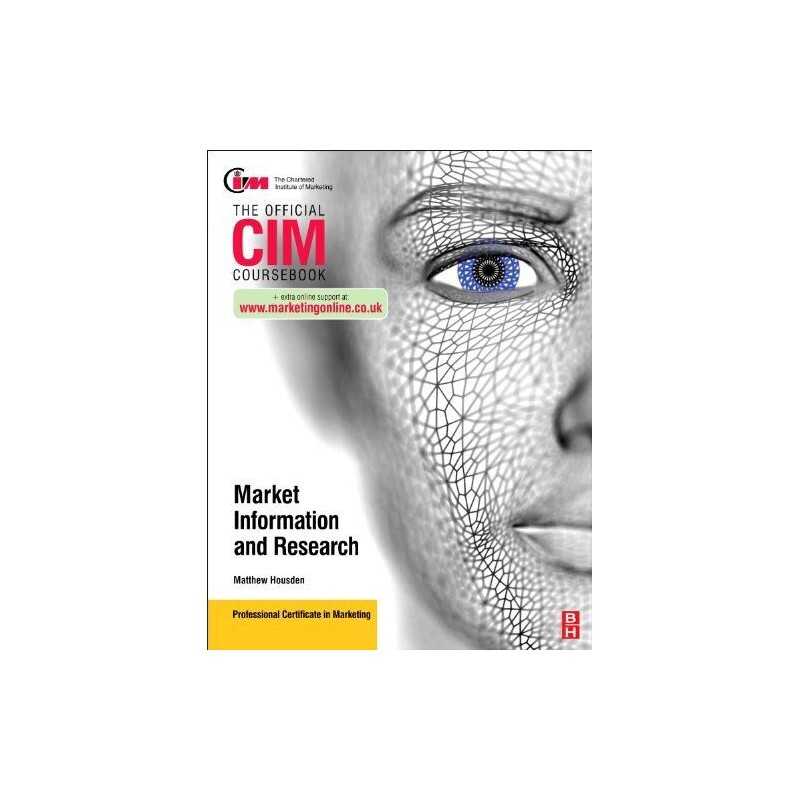 CIM Coursebook Market Information and Research by Matthew Housden Paperback The