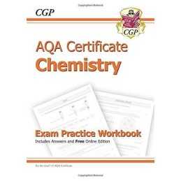 AQA Certificate Chemistry Exam Practice Workbook (with answers &... by CGP Books