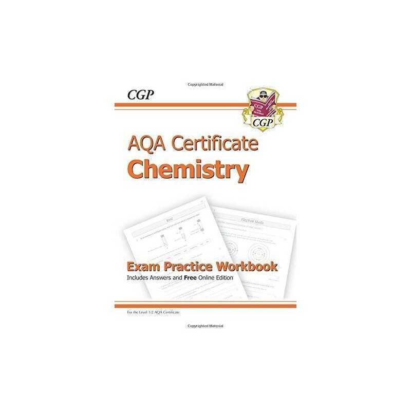 AQA Certificate Chemistry Exam Practice Workbook (with answers &... by CGP Books