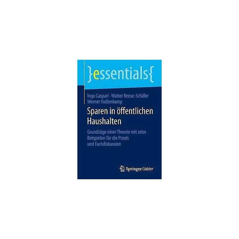 Sparen in oeffentlichen Haushalten - 9783658109073