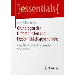 Grundlagen der Differentiellen und Persoenlichkeitspsychologie - 9783658108397