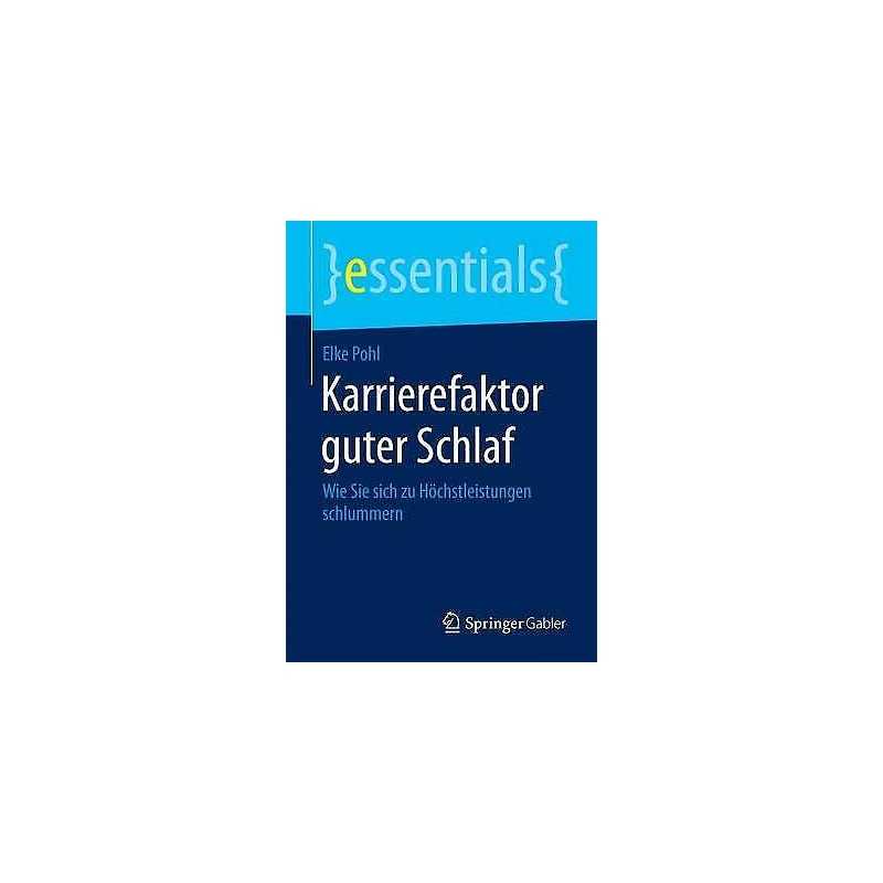 Karrierefaktor guter Schlaf - 9783658084394