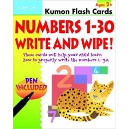 Numbers 1-30 Write & Wipe Flash Cards - 9781933241081