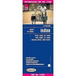 India (1:2.900.000) with Nepal und Sri Lanka - 9783831773763